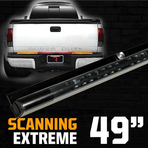 49" "Extreme" Tailgate Bar LED Scanning Turn Signals, Brake & Reverse Lights