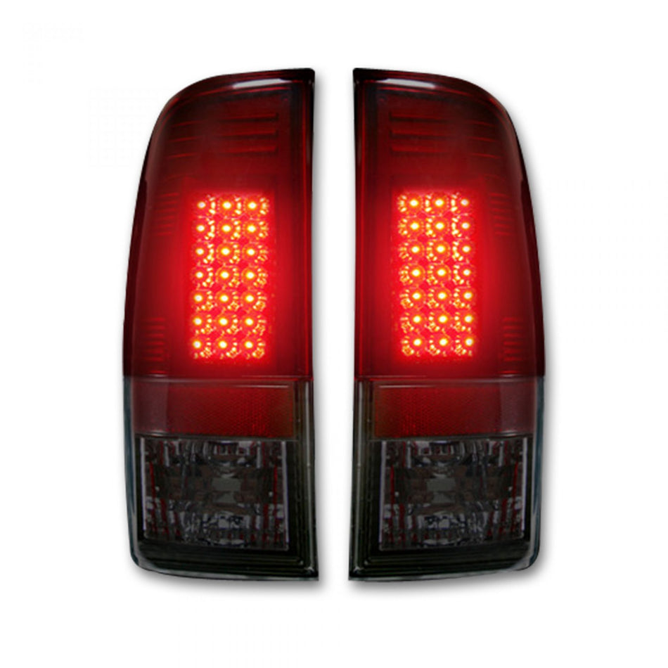 Ford F250HD/350/450/550 Super Duty 08-16 Tail Lights LED in Dark Red Smoked