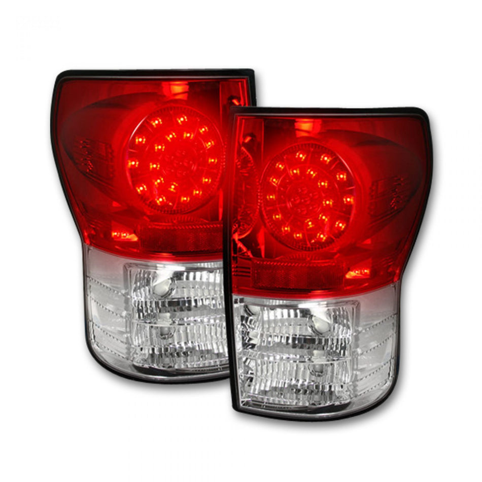 Toyota Tundra 07-13 Tail Lights LED in Red