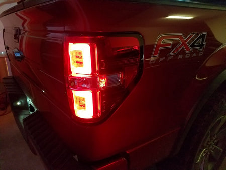 Ford F150 &amp; Raptor 09-14 Tail Lights OLED in Smoked
