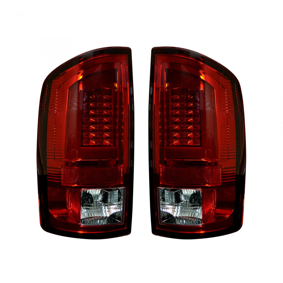 Dodge RAM 02-06 1500 &amp; 2500/3500 03-06 Tail Lights OLED in Smoked