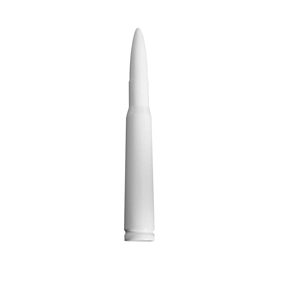 .50 Cal Bullet Antenna (Fits OEM Factory Threaded Antenna) in White