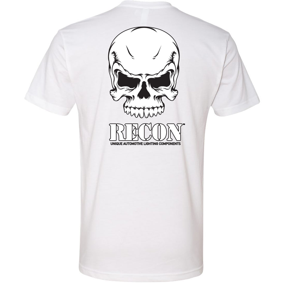 RECON White Skull T-Shirt in White