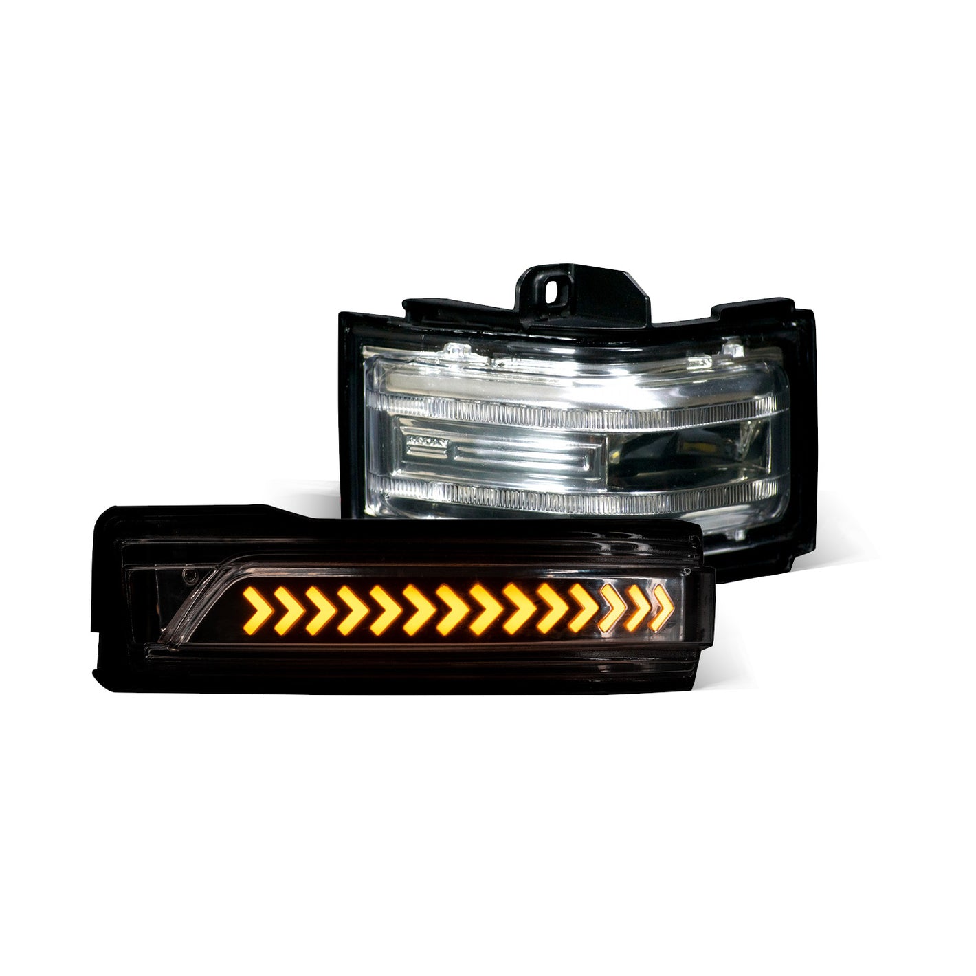 LED Mirror Puddle Lights