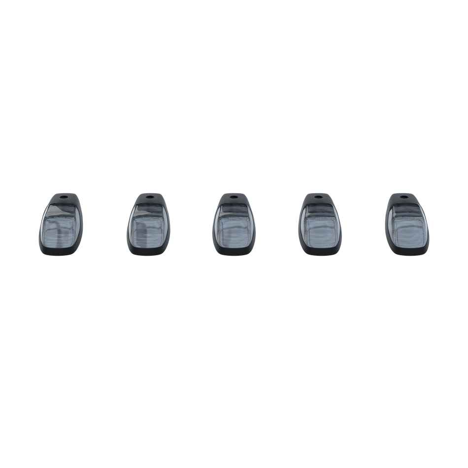 Dodge RAM HD 2500/3500 19-23 5-Piece Cab Roof Light Set LED Clear Lens in White (Fresh Install Only)