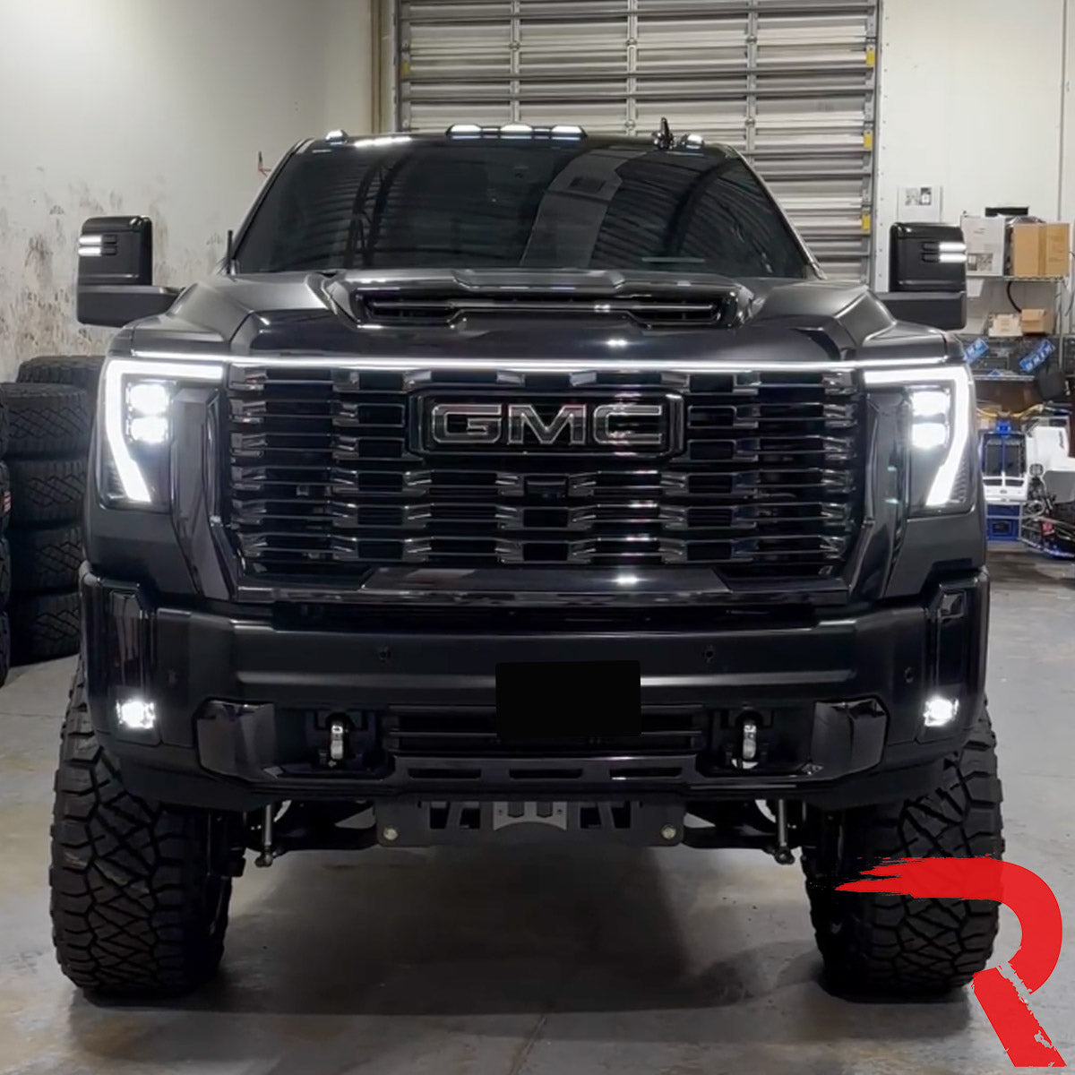 High Power DRL Hood LED Light with Start-up Sequence in White or Amber ...