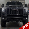 High Power DRL Hood LED Light with Start-up Sequence in White or Amber - Multiple Sizes - WHITE / 59"