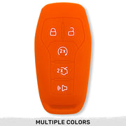 Ford 14-17 F150, Raptor & Super Duty 1-Piece 100% Silicone Rubber Smart Key Fob Cover - Multiple Colors