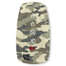 Ford 18-26 F150, Raptor & Super Duty 1-Piece 100% Silicone Rubber Smart Key Fob Cover - Multiple Colors - GREEN CAMO
