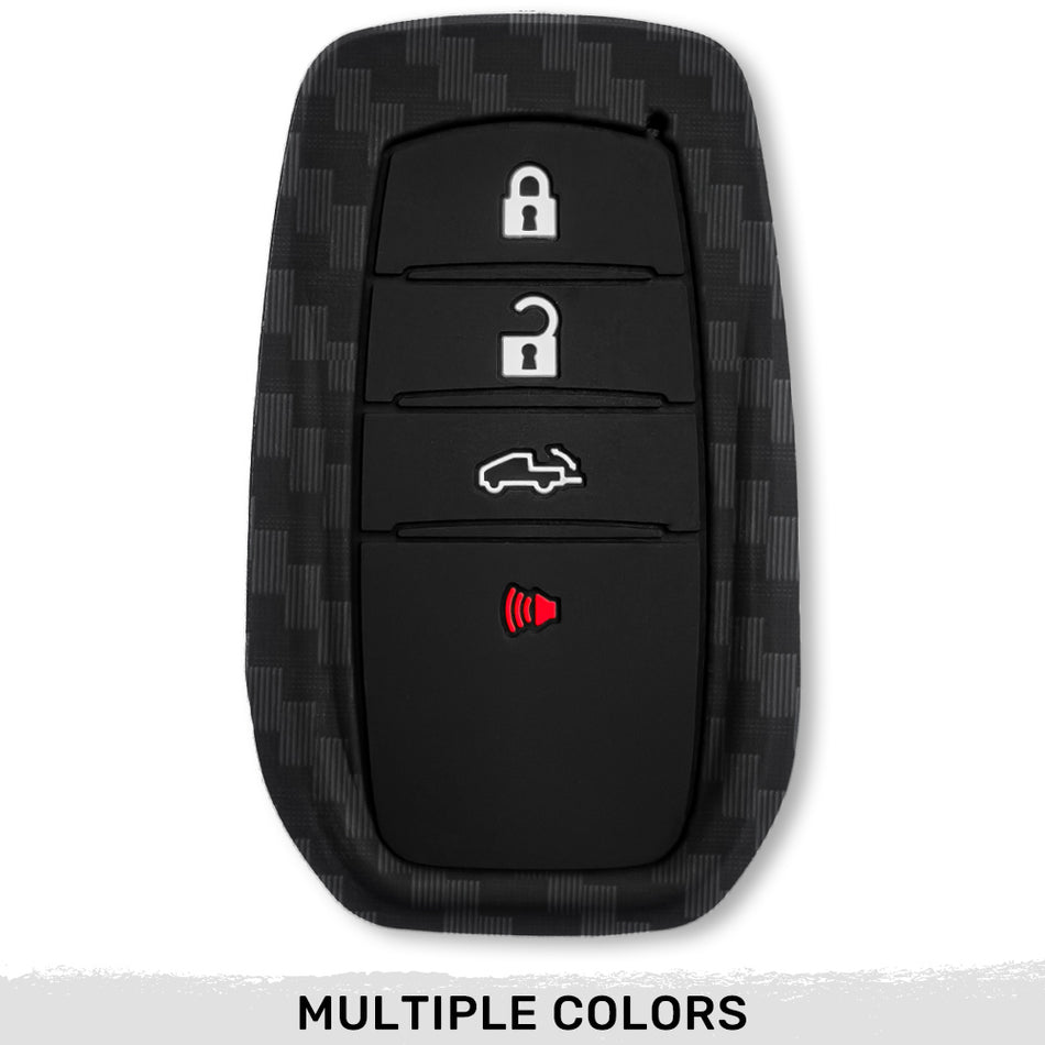 Toyota 22-26 Tundra & Tacoma 1-Piece 100% Silicone Rubber Key Fob Cover - Multiple Colors