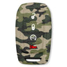 Dodge 19-26 RAM (1500, 2500, 3500) 1-Piece 100% Silicone Rubber Key Fob Cover - Multiple Colors - ARMY CAMO