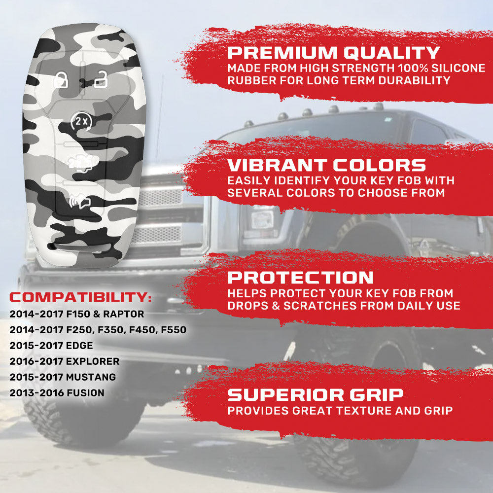 Ford 14-17 F150, Raptor & Super Duty 1-Piece 100% Silicone Rubber Smar ...