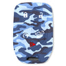 GMC & Chevy 19-21 Sierra & Silverado 1-Piece 100% Silicone Rubber Key Fob Cover - Multiple Colors - BLUE CAMO