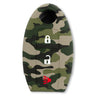 Nissan 16-26 Titan & Frontier 1-Piece 100% Silicone Rubber 3-Button & 4-Button Key Fob Cover - Multiple Colors - 3-BUTTON OVAL / ARMY CAMO