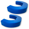Dodge 21-26 RAM 2500/3500 Tow Hook Covers 2-Piece Set of Silicone Covers Standard & LED Options - Multiple Colors - BLUE / STANDARD (NO LED)
