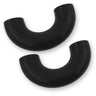 Ford 15-26 F150 & Raptor Tow Hook Covers 2-Piece Set of Silicone Covers Standard & LED Options - Multiple Colors - BLACK / STANDARD (NO LED)