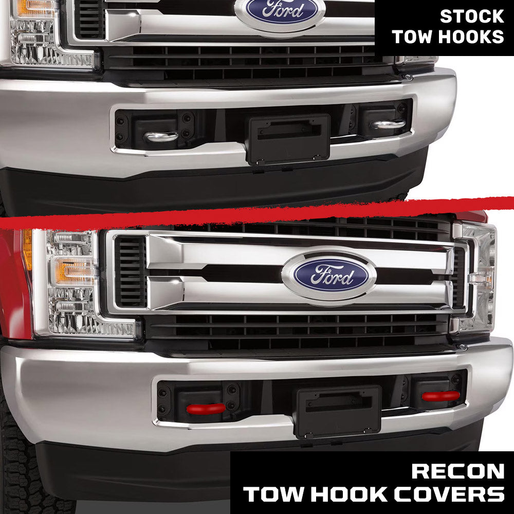 Ford 15-23 F150 & Raptor Tow Hook Covers 2-Piece Set of Silicone Cover ...