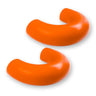 Ford 17-26 Super Duty Tow Hook Covers 2-Piece Set of Silicone Covers Standard & LED Options - Multiple Colors - ORANGE / STANDARD (NO LED)