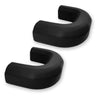Chevy 20-26 Silverado 2500/3500 Tow Hook Covers 2-Piece Set of Silicone Covers Standard & LED Options - Multiple Colors - BLACK / STANDARD (NO LED)