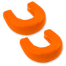 GMC 20-26 Sierra 2500/3500 Tow Hook Covers 2-Piece Set of Silicone Covers Standard & LED Options - Multiple Colors - ORANGE / STANDARD (NO LED)