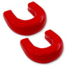 GMC 20-26 Sierra 2500/3500 Tow Hook Covers 2-Piece Set of Silicone Covers Standard & LED Options - Multiple Colors - RED / STANDARD (NO LED)