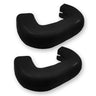 GMC 20-26 Sierra 1500 Tow Hook Covers 2-Piece Set of Silicone Covers Standard & LED Options - Multiple Colors - BLACK / STANDARD (NO LED)
