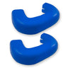 GMC 20-26 Sierra 1500 Tow Hook Covers 2-Piece Set of Silicone Covers Standard & LED Options - Multiple Colors - BLUE / STANDARD (NO LED)