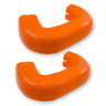 GMC 20-26 Sierra 1500 Tow Hook Covers 2-Piece Set of Silicone Covers Standard & LED Options - Multiple Colors - ORANGE / STANDARD (NO LED)