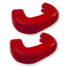 GMC 20-26 Sierra 1500 Tow Hook Covers 2-Piece Set of Silicone Covers Standard & LED Options - Multiple Colors - RED / STANDARD (NO LED)