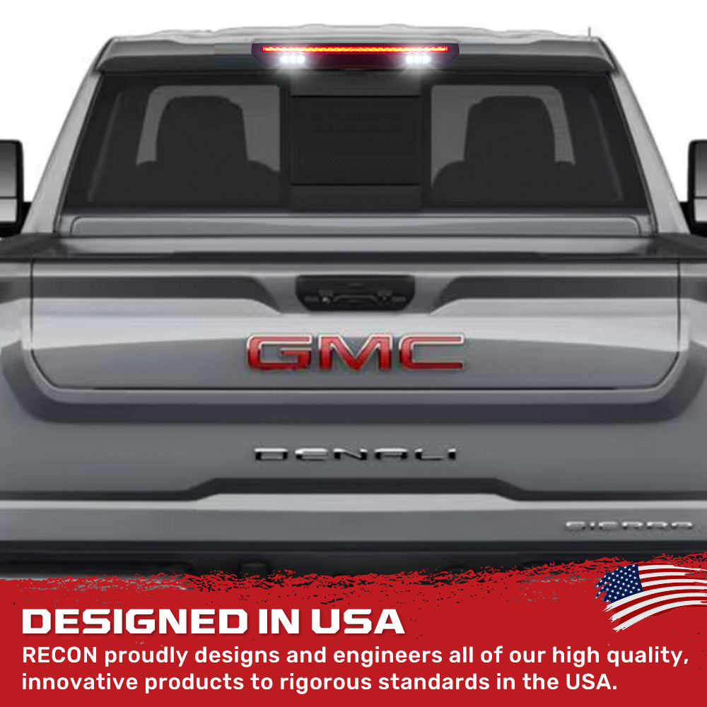 Smoke Black High Brake Light Lamp Trim Cover For Chevy Silverado GMC SIERRA 19 Smoke Black High Brake Light Lamp Trim Cover For Chevy Silverado GMC SIERRA 19