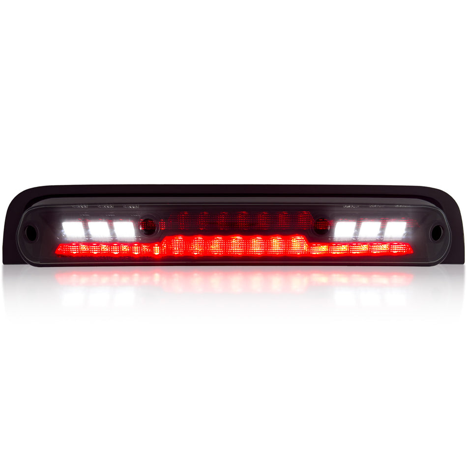 Dodge 19-24 RAM 1500 Red LED 3rd Brake Light Kit with White LED Cargo Lights and Smoked Lens