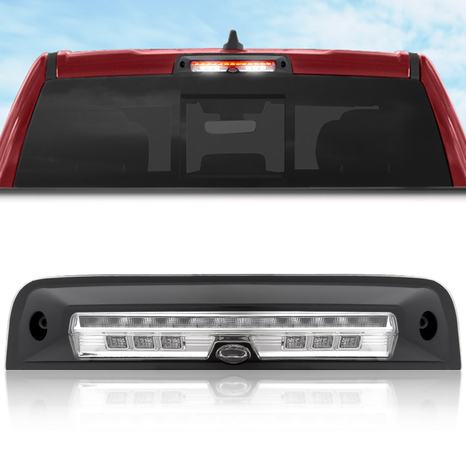 Dodge 19-24 RAM 1500 Red LED 3rd Brake Light with Cargo Bed Camera and Clear Lens