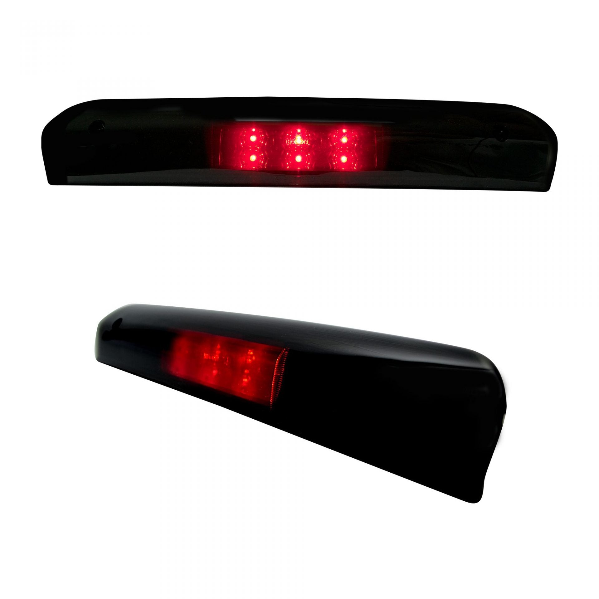 LED Third Brake Light With Smoke Lens For 1994-2001 Dodge Ram 1500 2500 3500 - Red/White LEDs