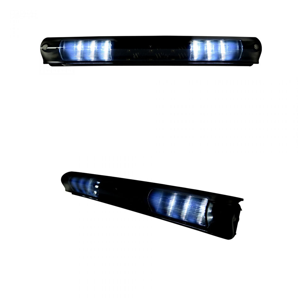 Ford Excursion 00-04 - Red LED 3rd Brake Light Kit with White LED Cargo Lights with Smoked Lens