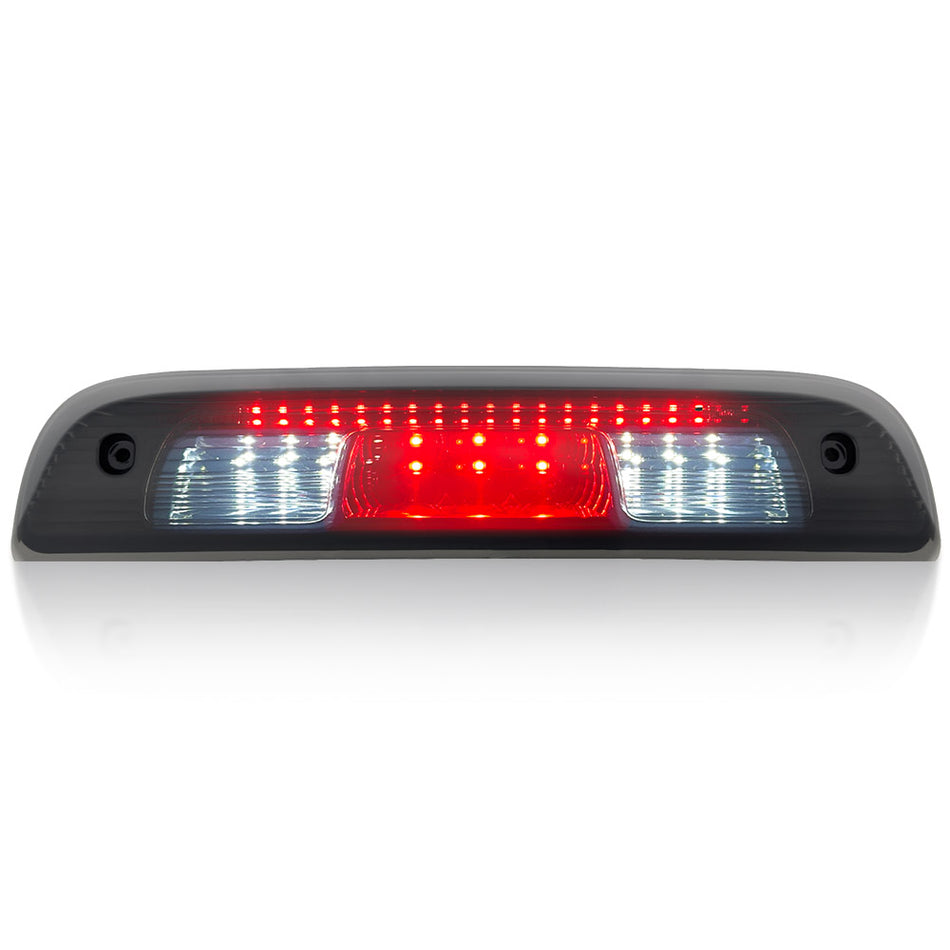 GMC Sierra & Chevy Silverado 3rd GEN 14-19 2500/3500 Ultra High Power SCANNING Red LED 3rd Brake Light w/ High Power CREE XML White LED Cargo Lights - Smoked Lens