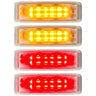 Dodge RAM 94-01 Red & Amber LED Fender Lights (4-Piece Set) - Smoked or Clear Lens - CLEAR