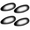 GMC Sierra & Chevy Silverado 99-14 Fender LED Lights (4-Piece Set) - Multiple Lens & Colors - WHITE / SMOKED