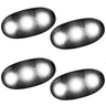 Ford 11-26 Super Duty Dually F350, F450 Fender LED Lights (4-Piece Set) - Multiple Lens & Colors - WHITE / SMOKED