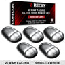 Dodge RAM Heavy-Duty 2500/3500 03-18 5 Piece Cab Roof Light Set 2-Way Front & Rear Facing Ultra High-Power LEDs Multiple Lens & Colors - WHITE / SMOKED