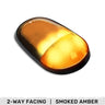 Dodge RAM Heavy-Duty 2500/3500 03-18 Single 1-Piece Cab Roof Light 2-Way Front & Rear Facing Ultra High-Power LEDs Multiple Lens & Colors - AMBER / SMOKED