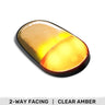 Dodge RAM Heavy-Duty 2500/3500 03-18 Single 1-Piece Cab Roof Light 2-Way Front & Rear Facing Ultra High-Power LEDs Multiple Lens & Colors - AMBER / CLEAR