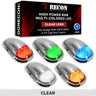 Dodge 03-18 RAM 2500/3500 5-Piece Ultra Bright RGB Multi-Colored LED Cab Roof Lights with Bluetooth App - Multiple Lens - CLEAR