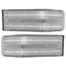 Chevy/GMC 14-19 Silverado & Sierra Side Mirror Lenses Scanning Amber Turn Signals - Multiple Options - CLEAR