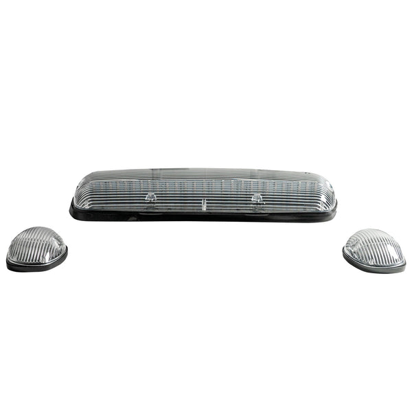 2002 - 2007 GMC & Chevy White Bar Style Cab Roof Light Set