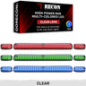 GMC & Chevy 07-14 (2nd Gen Body) Heavy-Duty 3-Piece Ultra Bright RGB Multi-Colored LED Cab Roof Lights Bluetooth App - Multiple Lens - CLEAR