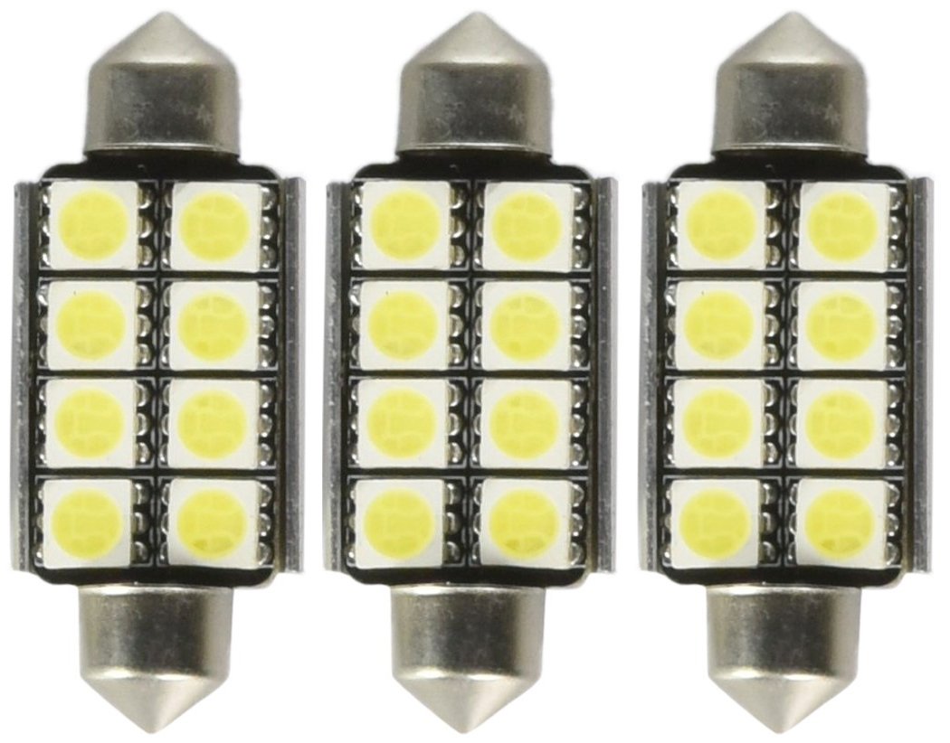 RECON 264164 Dodge LED Dome Light Set Replacement - Fits Dodge RAM 02-08 1500 & 03-09 2500/3500