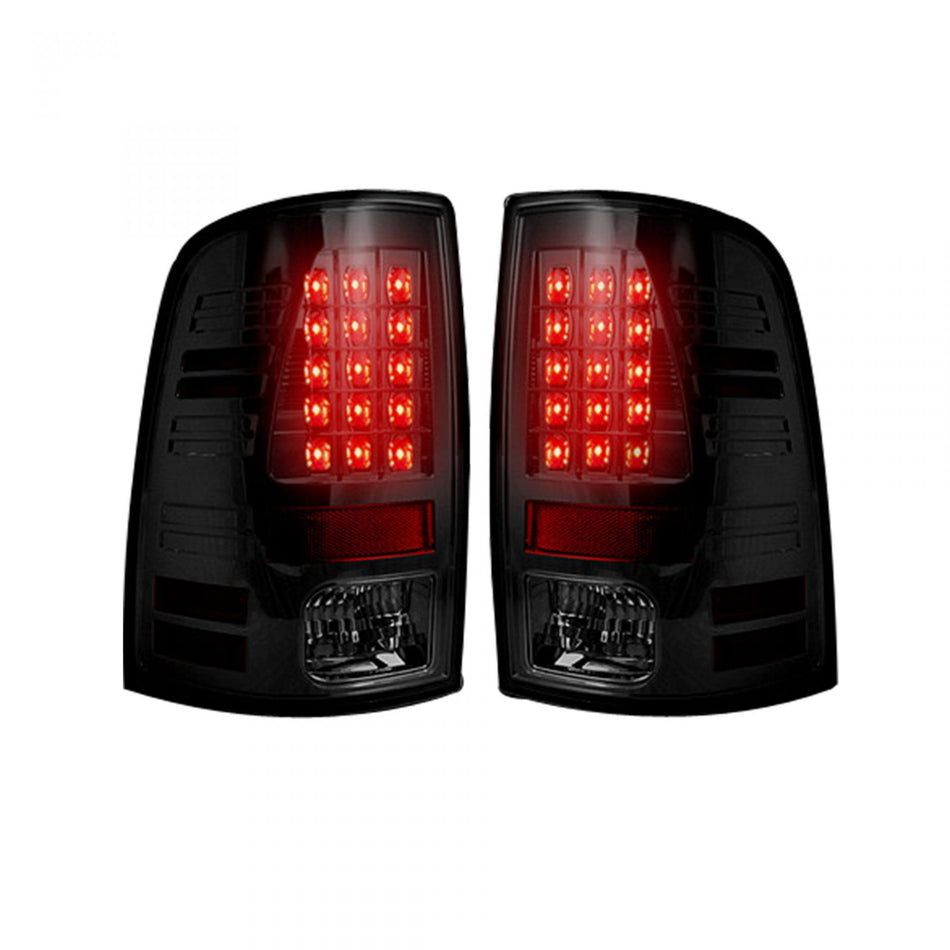 Dodge RAM 2500/3500 10-18 (Replaces OEM Halogen ONLY) Tail Lights LED in Smoked