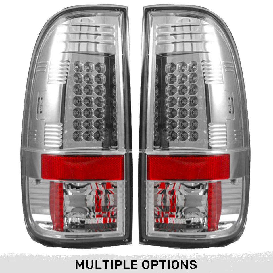 Ford 08-16 Super Duty (F250, F350, F450, F550) Ultra Bright LED Tail Lights - Multiple Lens