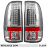 Ford 08-16 Super Duty (F250, F350, F450, F550) Ultra Bright LED Tail Lights - Multiple Lens - CLEAR