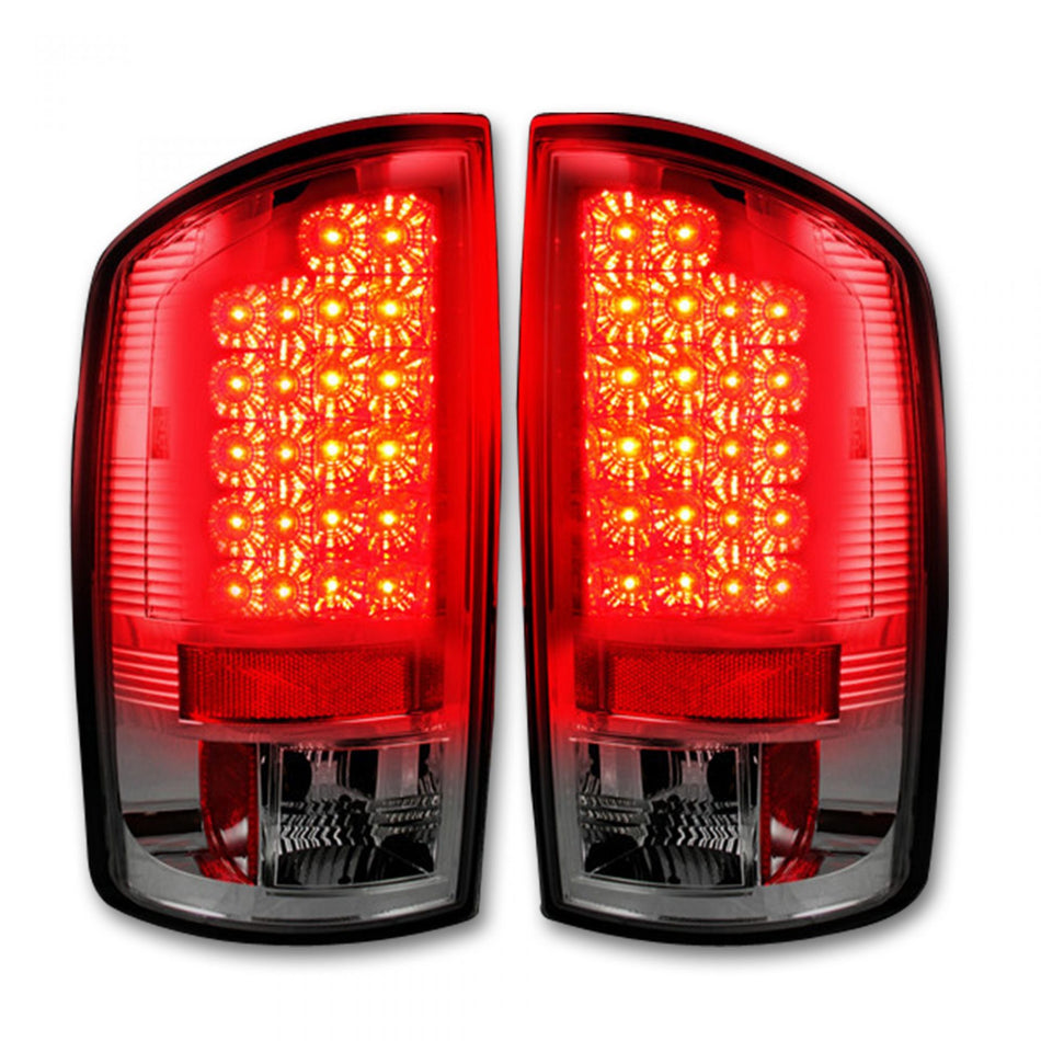 Dodge RAM 2500/3500 07-09 Tail Lights LED in Clear